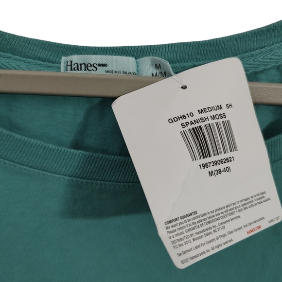 Hanes Originals Women's Size Medium Midi Relaxed T-shirt Dress, 100% Cotton - Picture 6 of 9